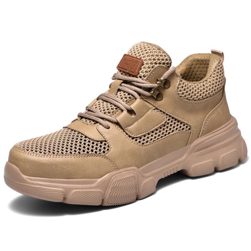 Зимние защитные ботинки со стальным носком, мужские плюшевые теплые зимние ботинки, защитная обувь, противоударные, антипрокольные рабочие ботинки, легкие