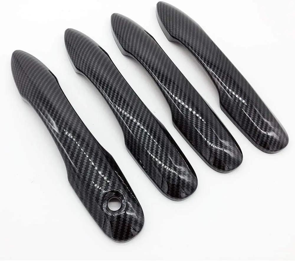 4x for Toyota Yaris Cross Hybrid 2025 2025 XP210 Sticker 2025 2020 Carbon Fiber Car Door Handle Cover Trim Styling Accessories