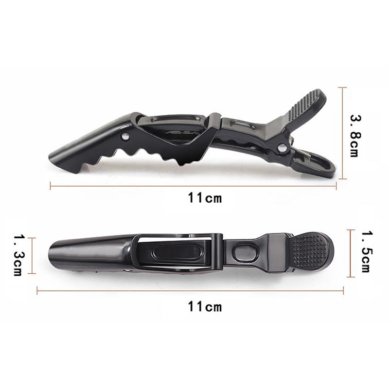 5Pcs/Lot Plastic Hair Clip Hairdressing Clamps Claw Section Alligator Clips Barber For Salon Styling Hair Accessories Hairpin