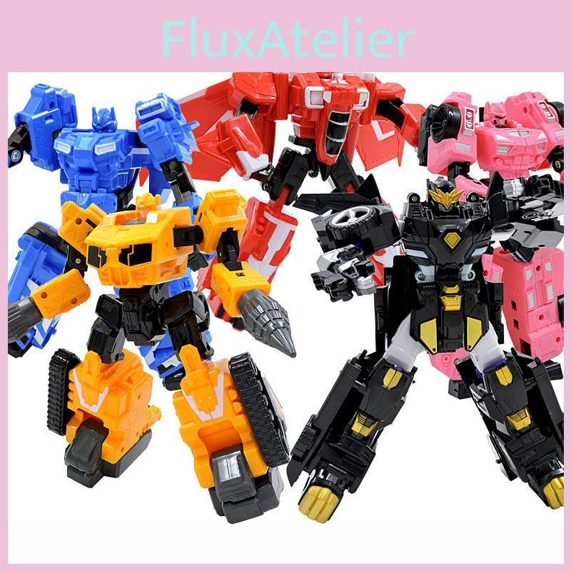 Минифорс Икс Люсибот Красочный 4 в 1 Трансформер Машина Робот Игрушка для Детей