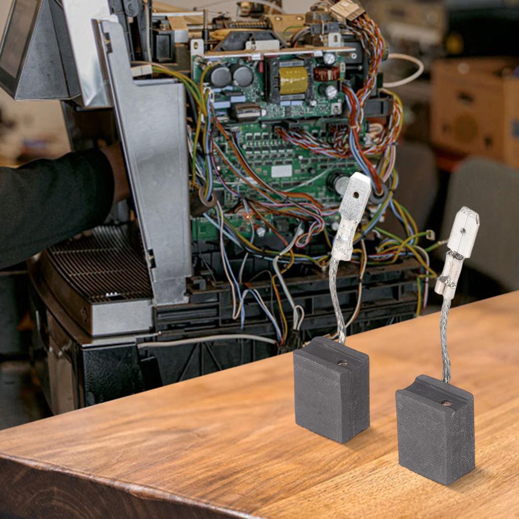 2 Pcs For METABO Electirc Tool Carbon Brushes 316065450 For WE17-125/150 WE19-180 WEPBA17-125 Power Tool Accessories