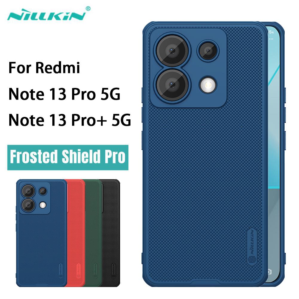 NILLKIN Для Redmi Note 13 Pro 5G чехол супер матовый щит Pro жесткий ПК + корпус из ТПУ противоударная задняя крышка для Redmi Note 13 Pro + Plus