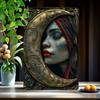 Металлическая жестяная табличка Ведьма Луна Винтажный Декор Стены Домашнее Вдохновляющее Искусство Подвесная Табличка