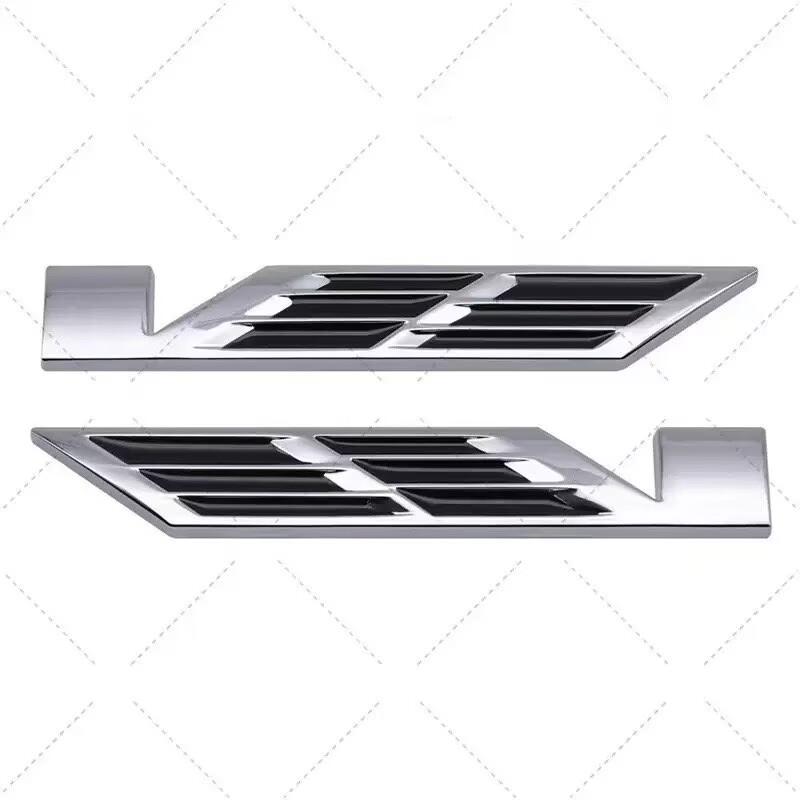 2pcs for Cadillac front fender side badge CT5 ATSL XTS CT6 XT4 xt5 CT4 Escalade upgrade V logo badge rear bumper sticker