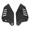 Heinmo Motorcycle CNC Foot Pegs, Footrests, Heel Plate Guards Protectors for Kawasaki 900RS 2017-2021 2022 2023 (No Logo) (Black)