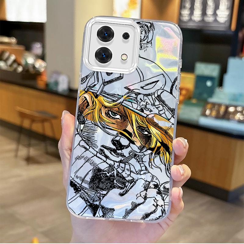 Чехол для телефона Gyro Zeppeli JoJo Steel Ball Run Для Redmi Note13 12 11 10 9 ProPlus 14C 13C 12C 10C 9C A2 A1 Градиентный Нескользящий Чехол
