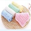 Baby's Muslin Face Towel 6 Layers, Cotton Soft Handkerchief, Bathing Feeding Face Washcloth, Wipe, Burp Cloths