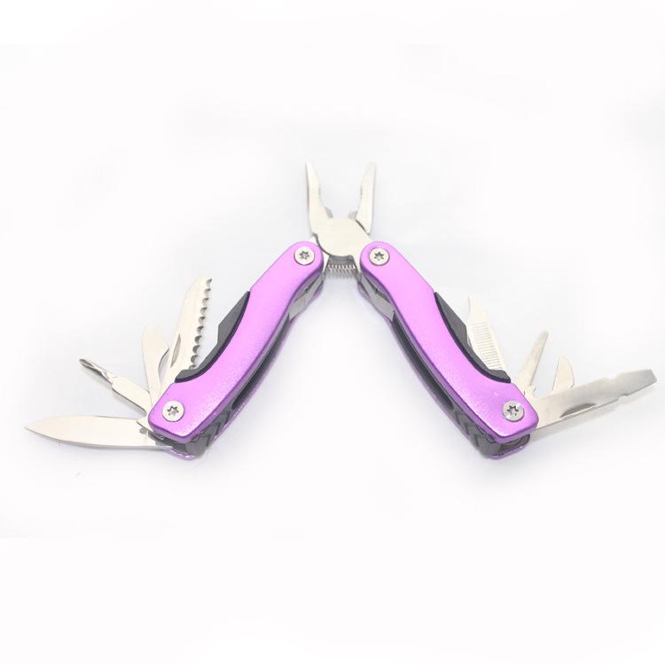 Многофункциональные складные плоскогубцы из нержавеющей стали — компактный подарок с алюминиевой ручкой для кемпинга и самообороны