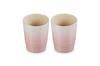 Le Creuset Pair of Short Perfect for Bridal and and and Shell Japanese Tumblers, 210ml, Weddings, Anniversaries, Gifts, Celebrations. Heat-