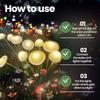 2026 New LED Solar Mushroom Lights Solar Garden Lights Waterproof Decor Yard Patio Pathway Jellyfish for Garden Ambiance