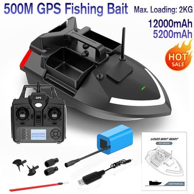 V020 GPS Рыболовная лодка с приманкой, 500 м, лодка с дистанционным управлением, двойной мотор, эхолот, поддержка автоматического круиза/возврата/коррекции маршрута