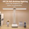 Светодиодная настольная лампа, 3 уровня, сенсорный ночник с регулируемой яркостью, USB перезаряжаемая защита глаз, складная настольная лампа для спальни, прикроватная тумбочка