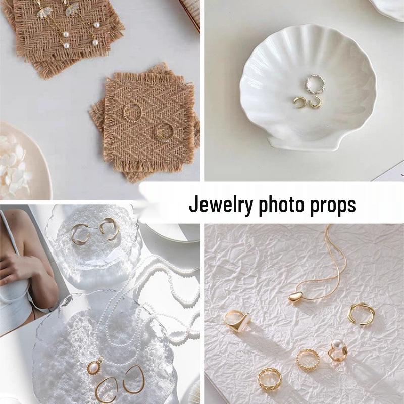 Jade Photo Prop Tray for Jewelry, Nail Art & Accessories