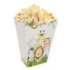 6Pcs Jungle Themed Popcorn Box Cup Jungle Birthday Party Decoration Kids Boy Safari Birthday Wedding Party Supplies Baby Shower