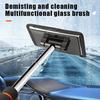 Car Window Cleaning Brush with Removable Microfiber Pad for Car Windshield  Home Office Cleaning