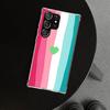 Rainbow Gradient Love Phone Case Cover for Samsung Galaxy S26 S25 Edge S24 S23 Ultra S22 Plus S21 FE S20 + Art Customized Fundas