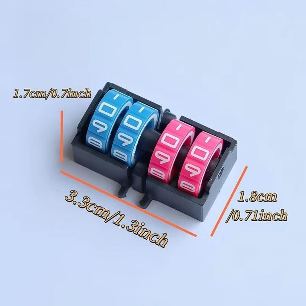 4 Digit Wheel Board Games Score Counter Date-Time Display Tabletop Score Keeper Office Fun
