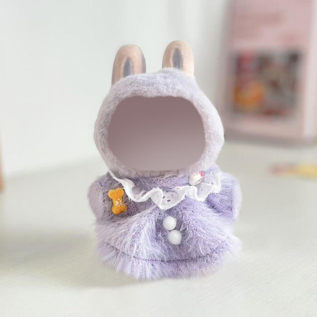 Комплект одежды для кукол 17 см, аксессуары для кукол, топ с сердечками, шарф, шапка, без кукол