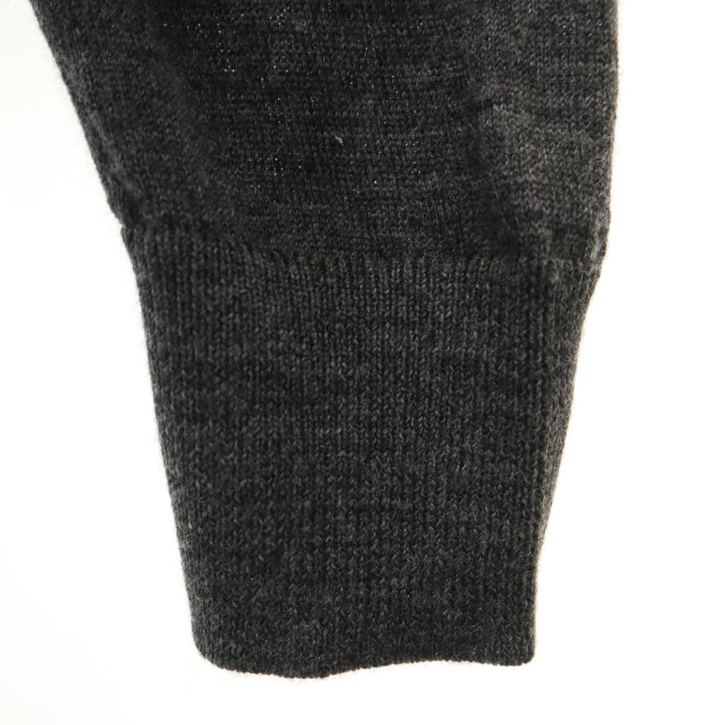 Polo by Ralph Lauren Long sleeve V neck knit M Charcoal gray sweater Men's Used
