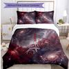 France Football Printed Bedding 3 Piece Set Cozy Breathable Bed Cover Set as Housewarming Holiday Gift