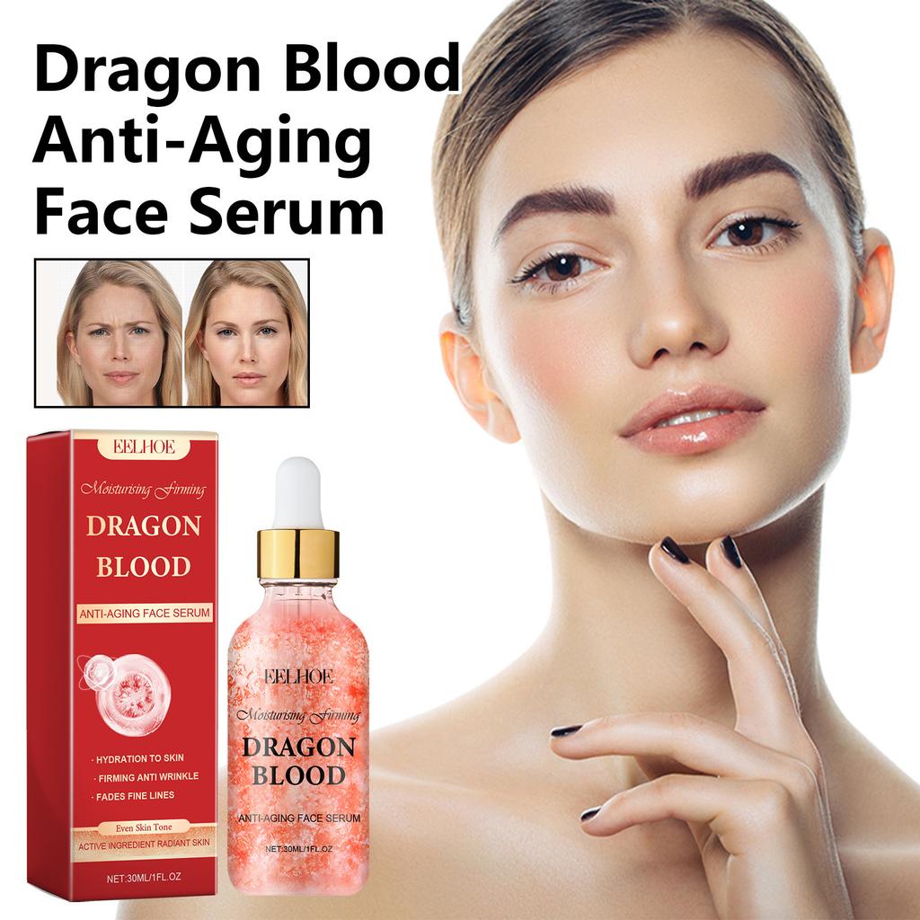 EELHOE Dragon Blood Q-Elastic Serum Moisturizing Tenderizing Hydrating Essence 30ml Anti-Wrinkle Firming Repair Serum