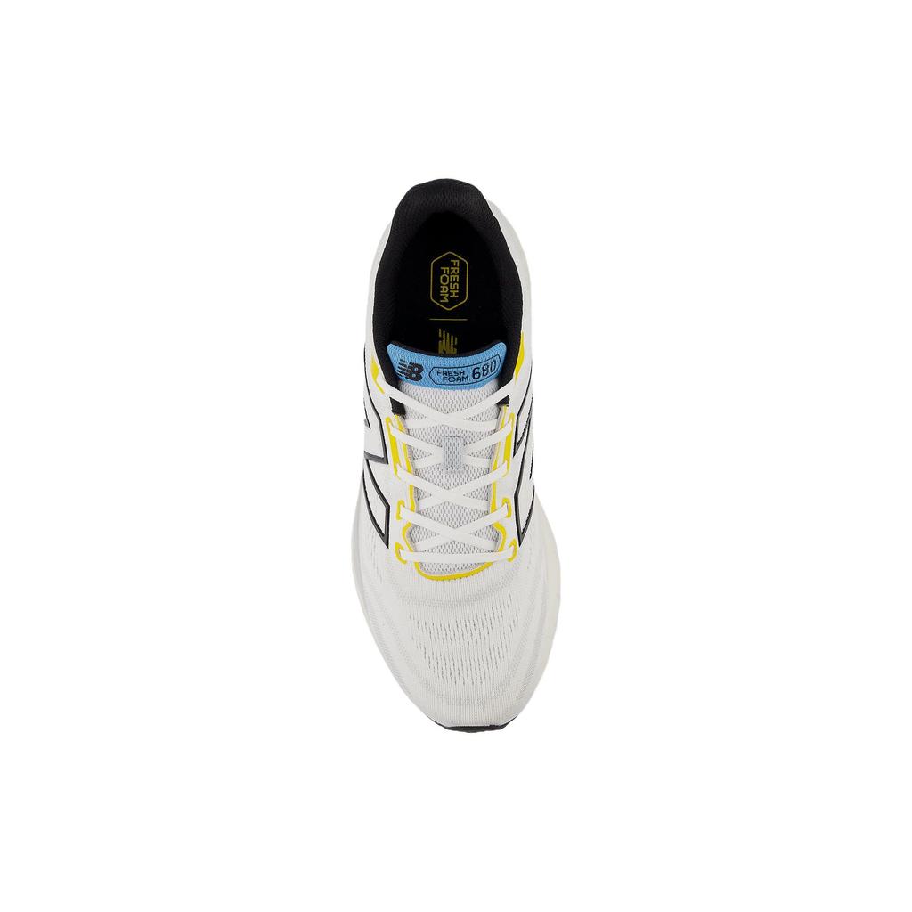 New Balance Мужские кроссовки Fresh Foam 680v8 White Ginger Lemon Black M680LW8