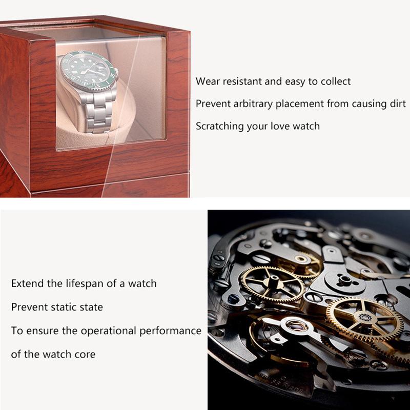 Классический одинарный заводной механизм для автоматических часов, коробка для часов, коробка для автоматического завода с тихим двигателем, кабель USB
