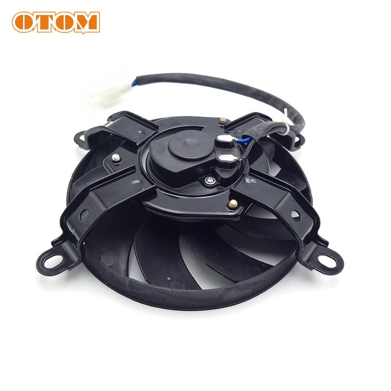 OTOM Motorcycle Radiator Fan Cooling Water Oil Cooler Engine Electric Power Large Air Volume For KTM CRF YZF KXF RMZ Dirt Bikes