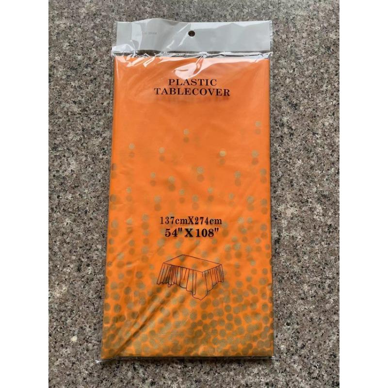 Polka Dot Party Tablecloth PEVA Waterproof and Oil-proof Disposable Party Tablecloth Party Tablecloth