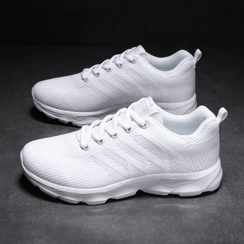 Fashion Fashion New Sneakers For Women Breathable Outdoor Plus Size 42 White Sneakers Mesh Fabric Lace Up Female Footwear Shoes Women
