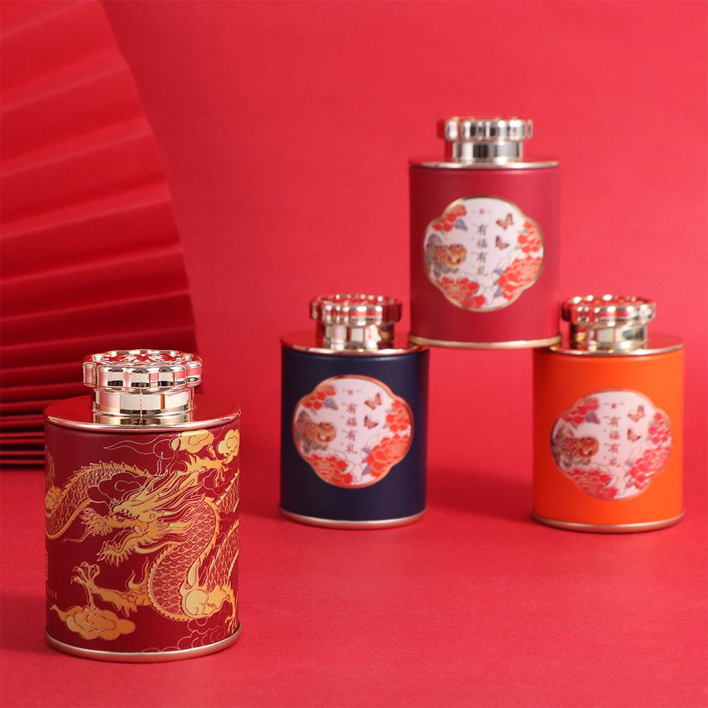 Бумажная пустая жестяная банка для чая, портативная банка для хранения, банка для хранения, чайная банка, зеленый черный чай