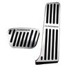 LEXLEYS Aluminum Pedal Accelerator and Brake Covers for Toyota Harrier 80 Series and Rubber Covers Custom Parts (2022 Later) - Tool-Free, Non-Slip -