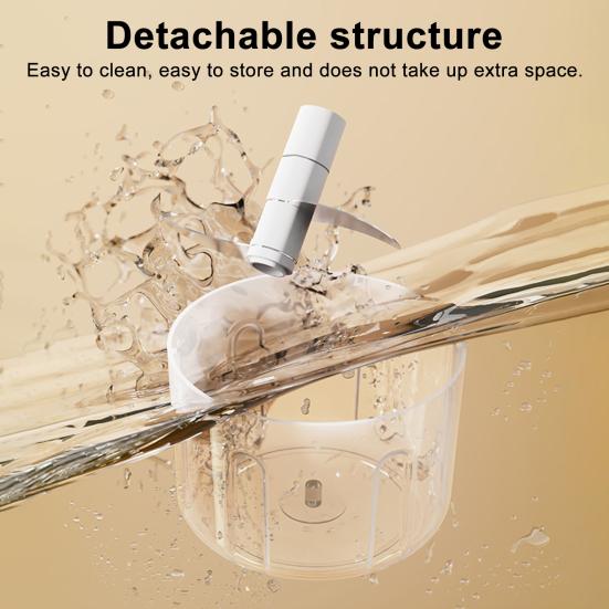 Беспроводная электрическая мельница с острым лезвием, перезаряжаемая, мини-размера, многоцелевая, мощностью 40 Вт, мощная мельница для чеснока и мяса, кухонный инструмент