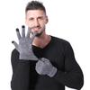 Мужские зимние перчатки для сенсорных экранов — теплые, трикотажные, с бархатом, защита от холода