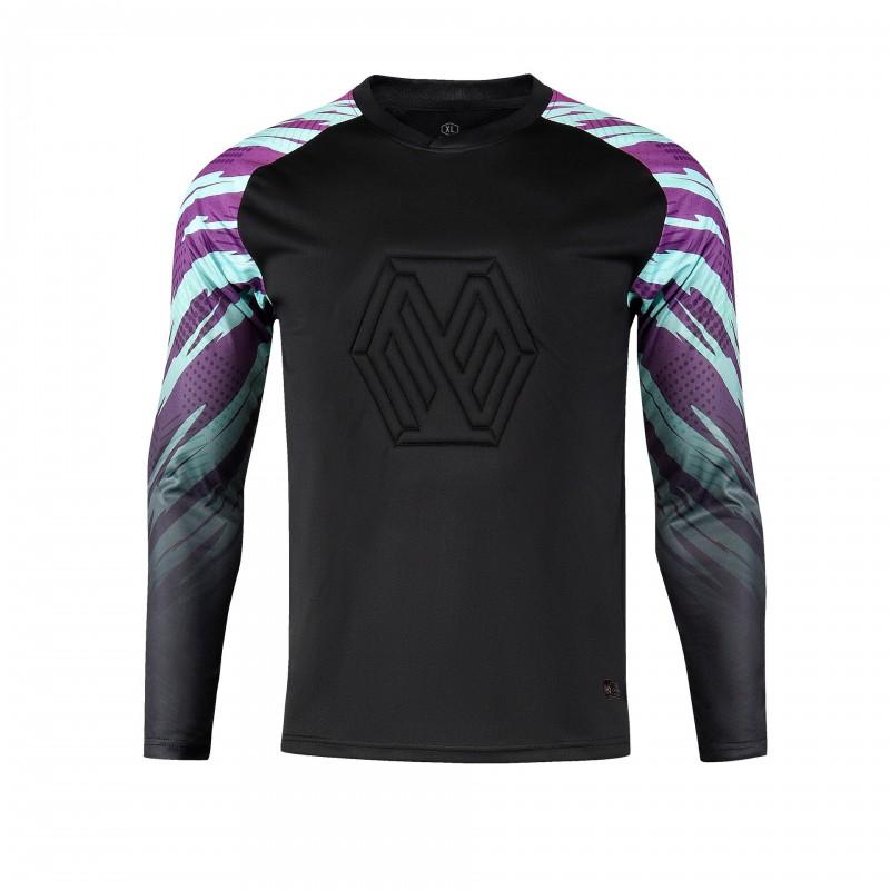 Mens Soccer Goalkeeper Jersey Short Sleeve Breathable Sport Shirt Training Match Fall
