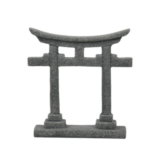 Орнамент для аквариума, японский синтоистский храм Тории, модель ворот, миниатюрное украшение для аквариума для подводного пейзажа