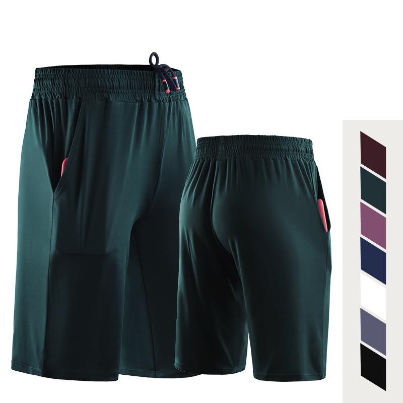 7 цветов, спортивные шорты, женские летние свободные прямые повседневные дышащие шорты для фитнеса, M-4XL