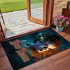 Crystal Velvet Rug Custom Name Text, Soft Non Slip Floor Mat Home DecorBride of Frankenstein