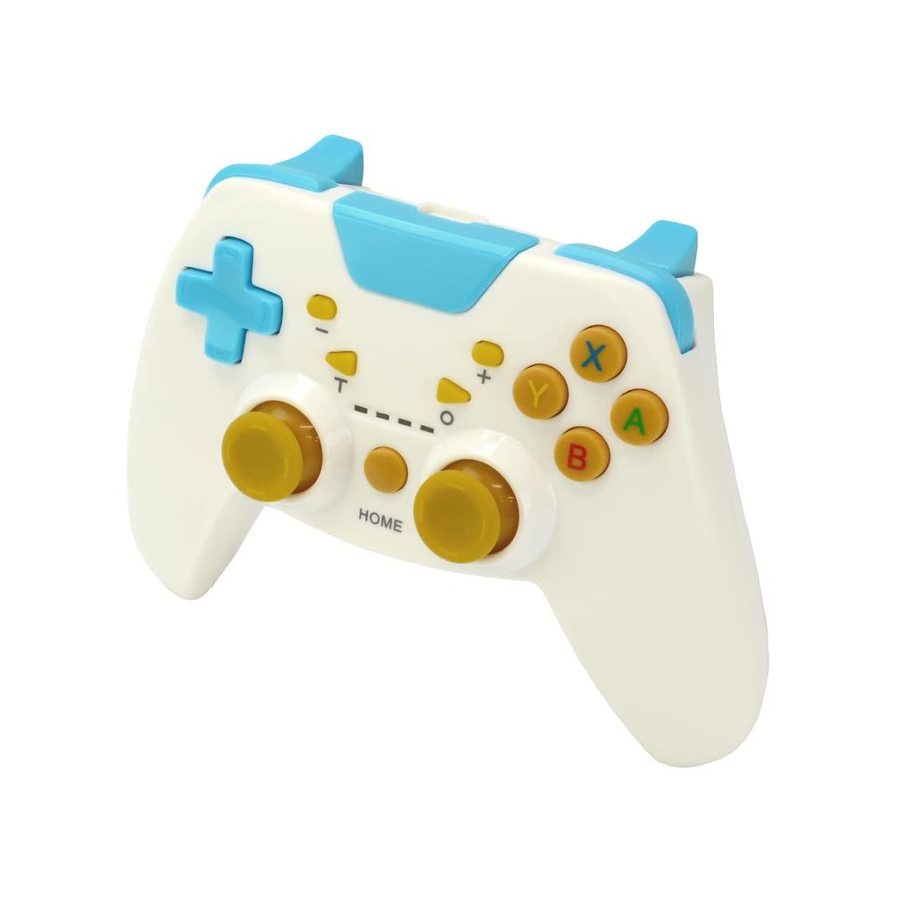 Wireless Controller for Nintendo Switch Symmetry Pad ProSW White X Sky Switch "Wireless (off Blue)" -