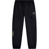 Li Ning Wade Series Casual Simple Solid Color Letter Knitted Sports Pants Men Bottoms Black AYKV019-1