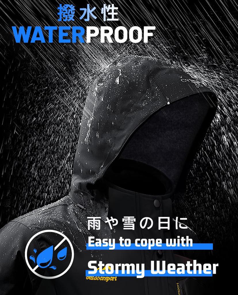 Winter Fleece Mountain Outdoor Windproof Soft Shell Snowboarding Purple JP 2XL [KEFITEVD] Women's Clothing, Lining, Parka, Military, Jacket, Jacket,