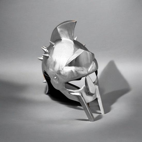 Maximus Gladiator Steel Helmet Roman Cosplay Armor