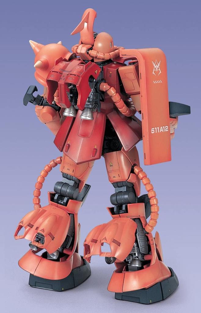 PG Mobile Suit Gundam Zaku 2 Scale Plastic Model MS-06S Char's 1/60 Color-coded