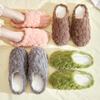 Cotton Slippers Women's New Winter Indoor Plush Household Cotton Drag Couple Home Non-slip Warm Shoes