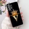 Милый Чехол с Буквами для Samsung Galaxy A13 A23 A33 A53 5G Прозрачный Силиконовый Мягкий TPU Парные Чехлы для Samsung A13 4G Capa