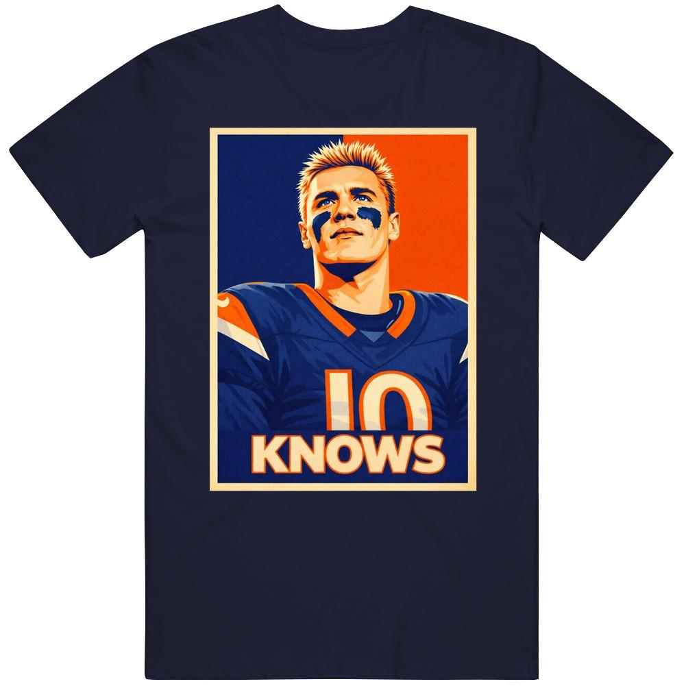 Bo Nix Knows Hope Parody Fan T Shirt