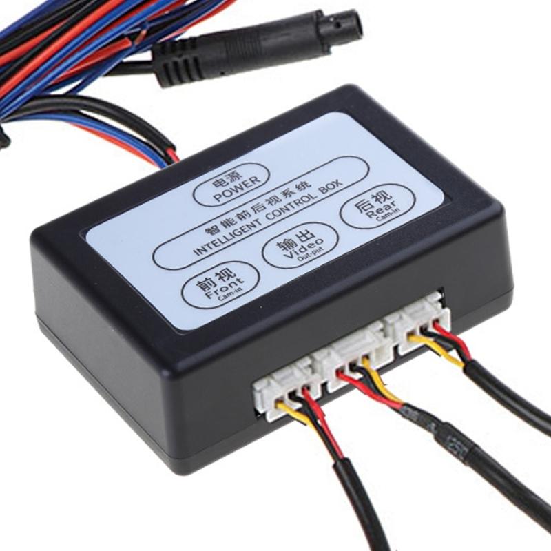 Автомобильные камеры заднего вида с 2-сторонним блоком управления для переключения вида спереди/сзади