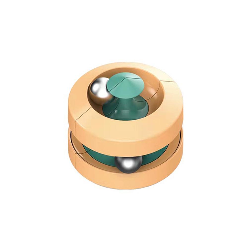 Ball Track Magic Cube Colored Pinball Gyro Novelty Intellectual Stress Relieve Puzzle Game Creative Interactive Magic Balls Toy
