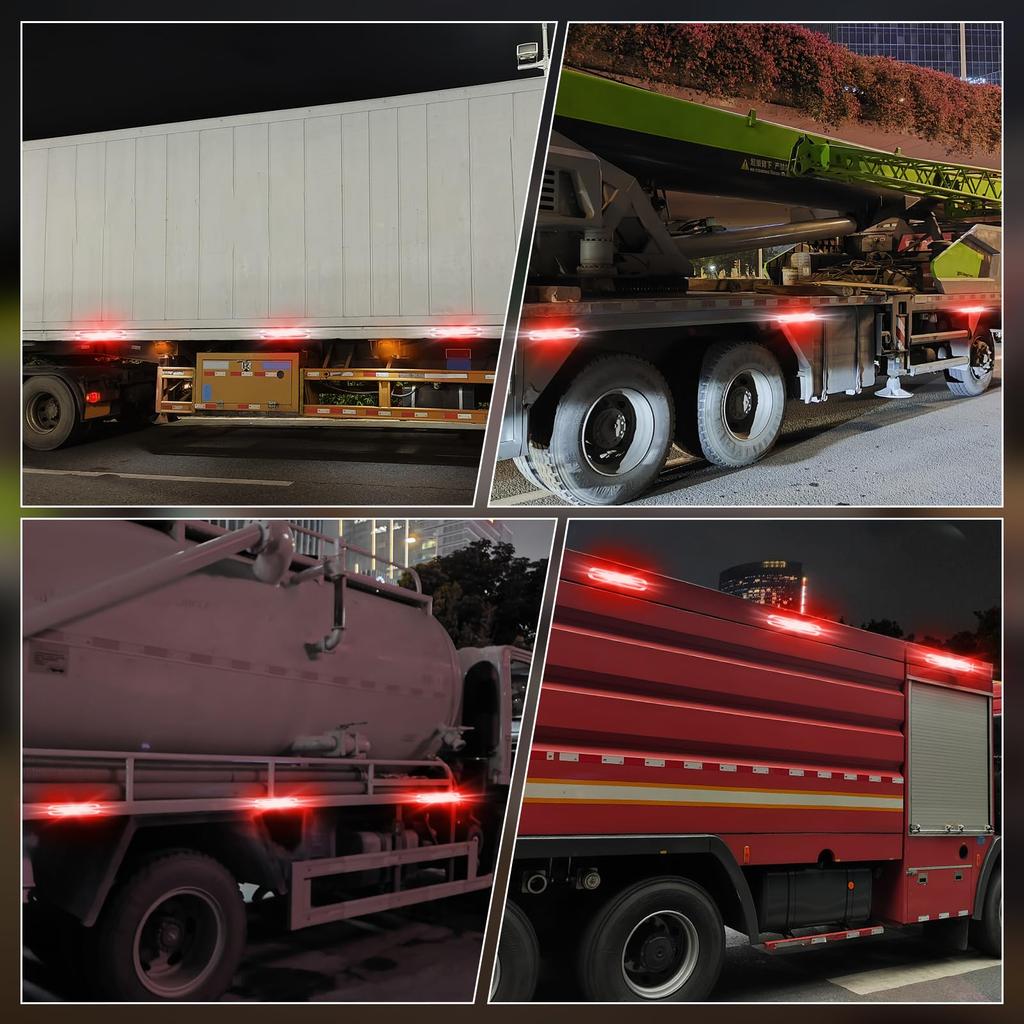 Ygmylandbb Side Marker Lamp, 9 LED Lights, Truck, Trailer, Bus, Car Width Light, Shoulder