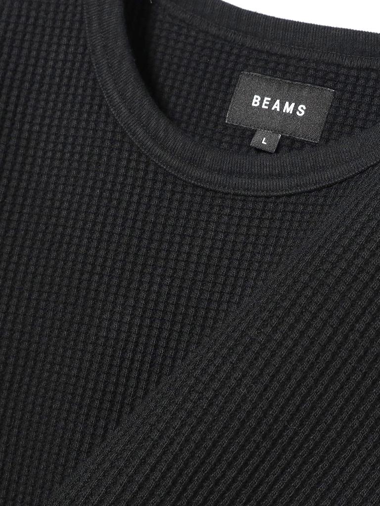 Beams Men's Thermal T-Shirt, Black, Size S (11140656103)